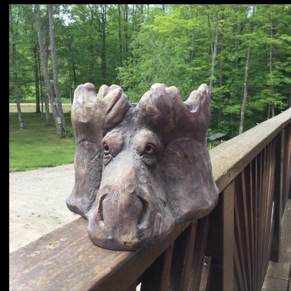 🫎 CABIN RUSTIC MOOSE Deck of CARDS Tin Box 5 X 4 - Picture 4 of 14